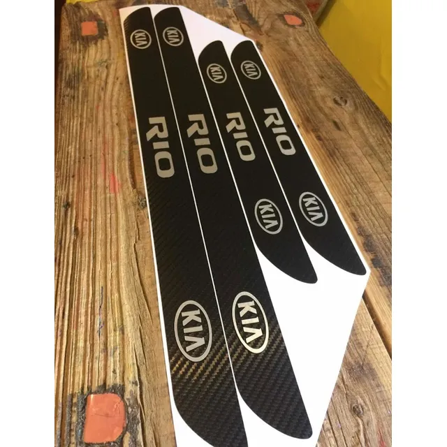 Cubrezócalos, Protectores Personalizados Para Kia Rio Juego!