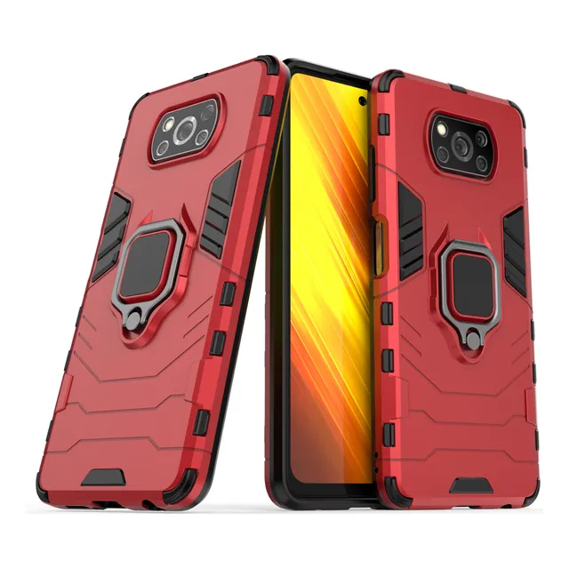 Case Funda Armor Antishock Con Anillo Giratorio