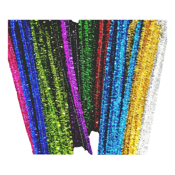 Limpiapipas D Colores Surtidos Metálico Paquete C/100 Piezas