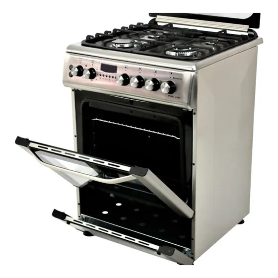 Cocina Combinada Futura Barcelona Color Acero Inox