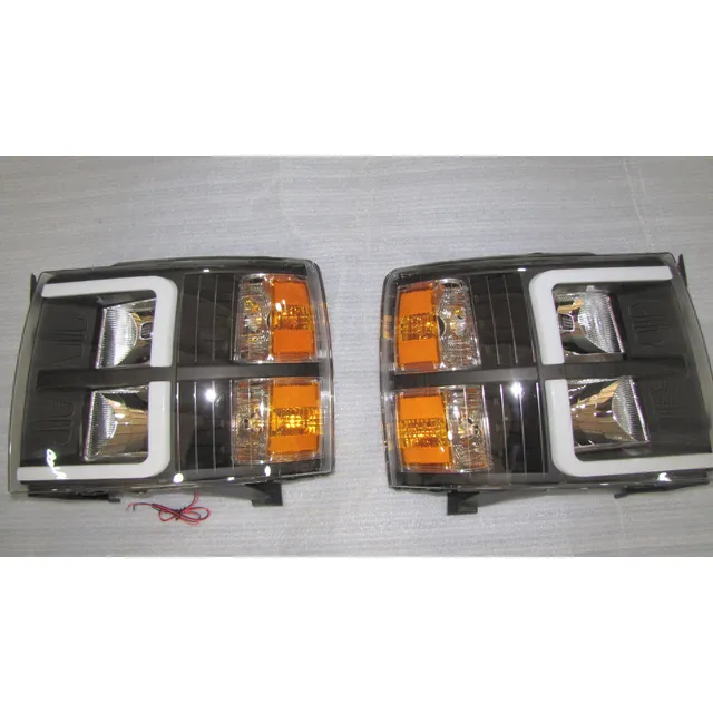Faros Led De Silverado Y Hd Rey Camión El Par