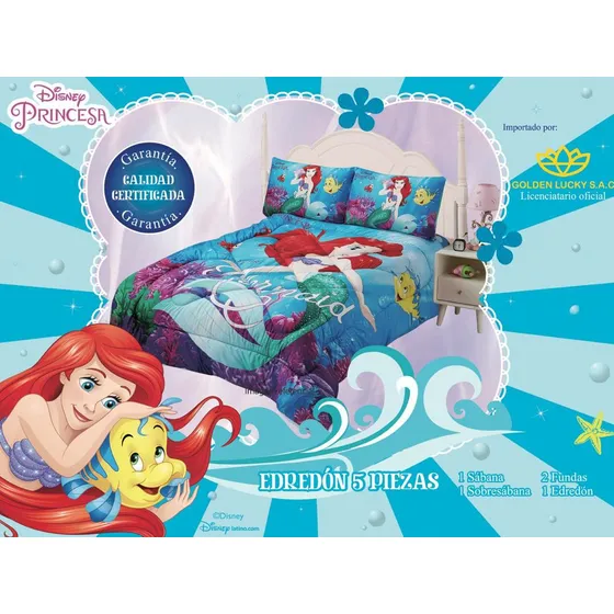 Edredon Individual Con Su Juego De Sabana Infantil M2025-09