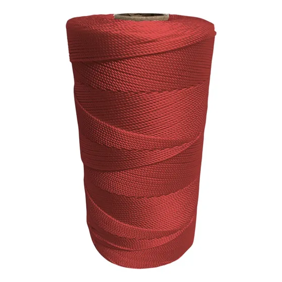 Cordel Nylon Hamaca N.12 Rojo 1000mts 1000 Agro 2-1326