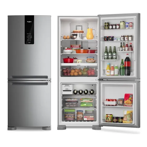 Heladera Con Freezer Whirlpool Frio Seco Inverter 447 L Dimm