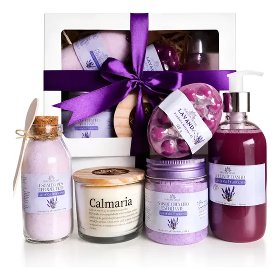 Kit Spa Relaxante Completo Com Embalagem Para Presente