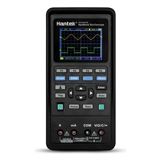 Osciloscopio Digital Portátil Hantek 2c42 40mhz 2ch (2 En 1)