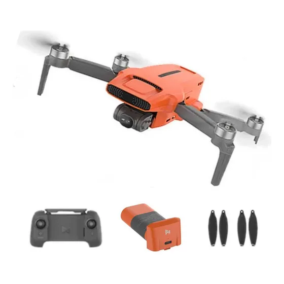 Drone Fimi X8 Mini V2 4k Gimbal Gps 5.8ghz 1 Bateria Pro Cor Laranja