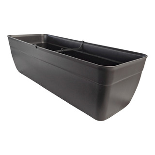 Kit 12 Floreiras Grande 50,4 Cm Preta Decoração E Jardinagem Kit 12 Floreiras Grande 50,4 Cm Preta Decoração E Jardinagem