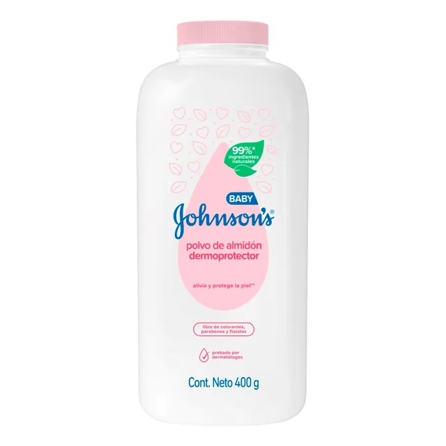 Talco De Almidón Dermoprotector Johnson Baby Original 400g