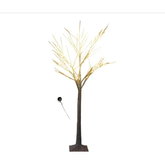 Arbol De Leds Luz Calida Decorativo 104 Cm Control Usb 2.0