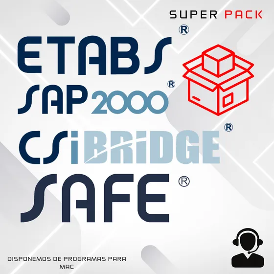 Csi Etabs + Sap 2000 + Safe + Bridge - Software Digital