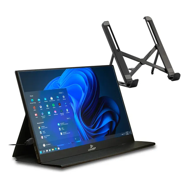 Monitor Portatil 15 Polegadas Notebook Pc 60hz Full Hd Ips
