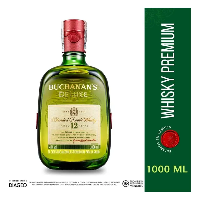 Whisky Buchanan's Deluxe Litro - mL a $158