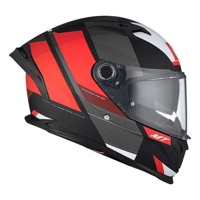 Casco Integral Con Lentes De Sol Y Spoiler Mt Braker Sv