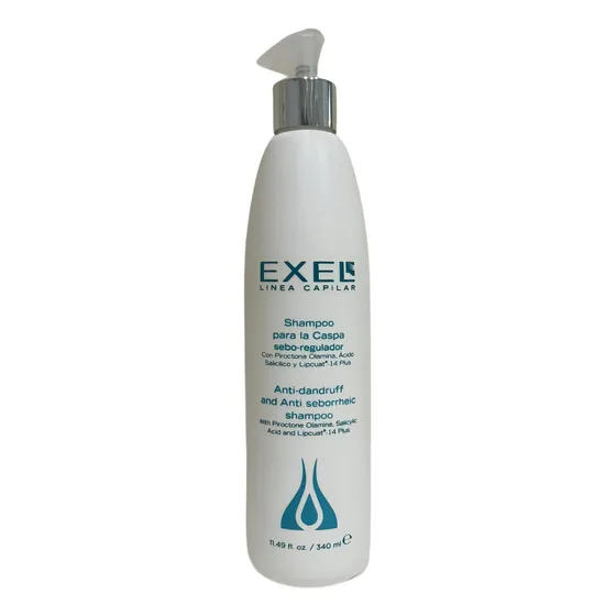 Shampoo Capilar Anti Caspa Exel Sebo-regulador 340ml