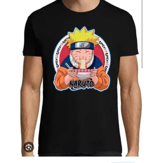Franelas Anime Naruto Originales Talla L Caballero Nuevas