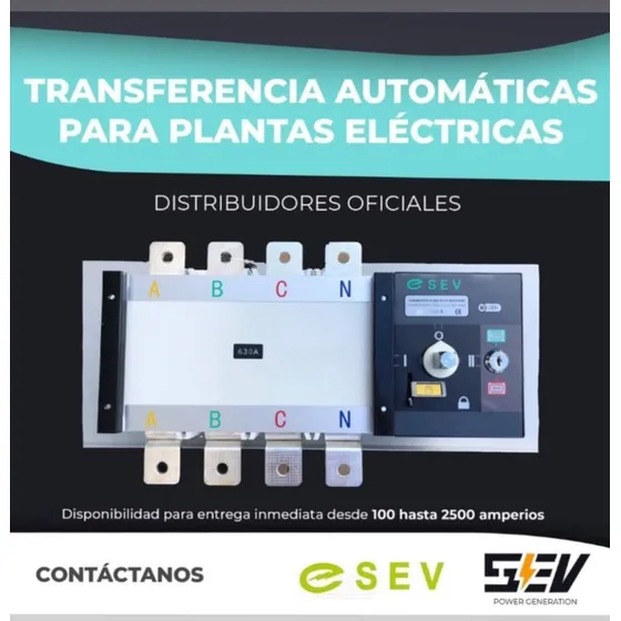 Transferencias Automáticas Marca S.e.v Desde 100 Amp.