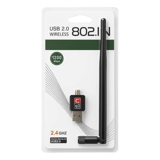 Antena Wifi Adaptador 1200mbps Usb Pc Laptop