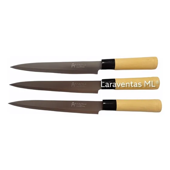 Cuchillo Para Sushi, 3 Unidades Por El Precio Publicado