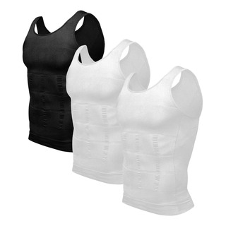 Camiseta Reductora Hombre Compresión Pack De 3 Camisetas Camiseta Reductora Hombre Compresión Pack De 3 Camisetas