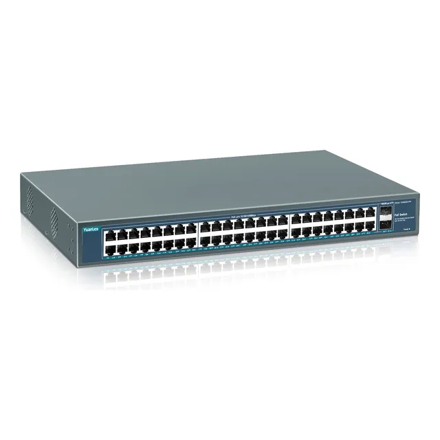 Conmutador Poe Yuanley De 48 Puertos Gigabit No Administrado