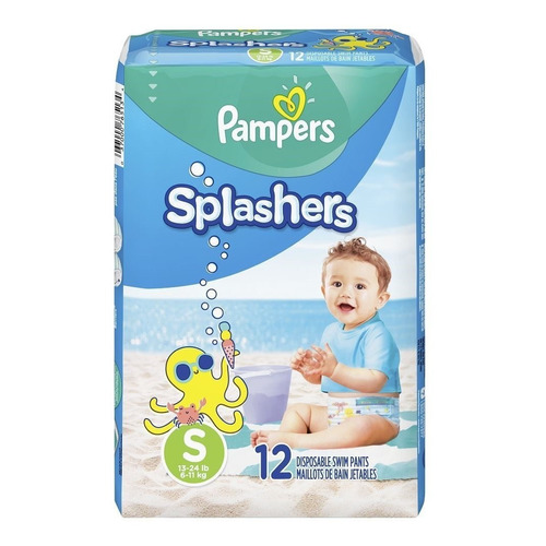 Pampers Splashers Pañales Agua - Ver Talles