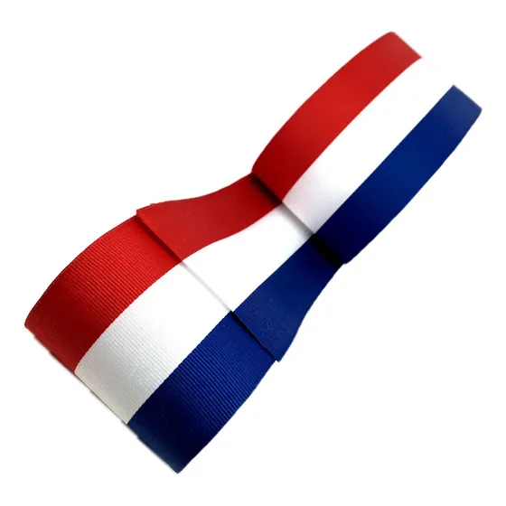 Cinta De Tela Tricolor 9 Cm 2 Mt Para Cinturon O Banda