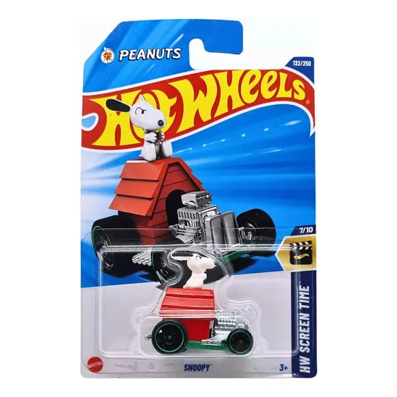 Hotwheels Carro Snoopy Peanuts De Coleccion + Obsequio 