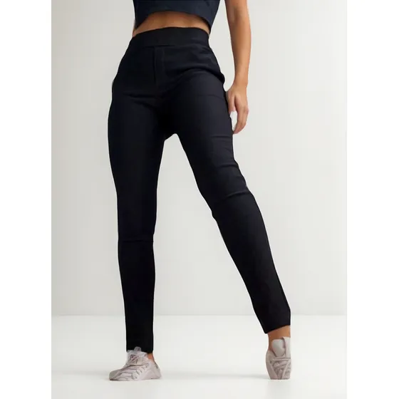 Pantalon De Vestir Chupin De Bengalina Con Bolsillos Dama 