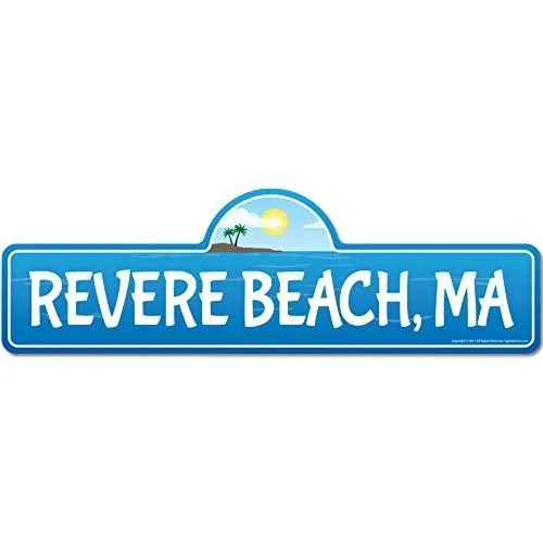 Revere Ma Massachusetts Playa Placa Calle Surfer Ocean Lover