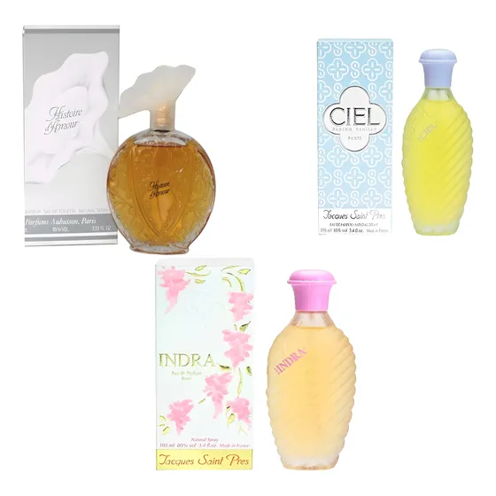 Perfume Historia D Amor, Ciel E Indra Trick Pack 100ml C/u