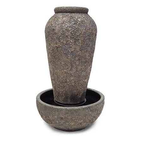 Fonte De Água Cerâmica Rústica A:87cm L:50cm Fre9137m