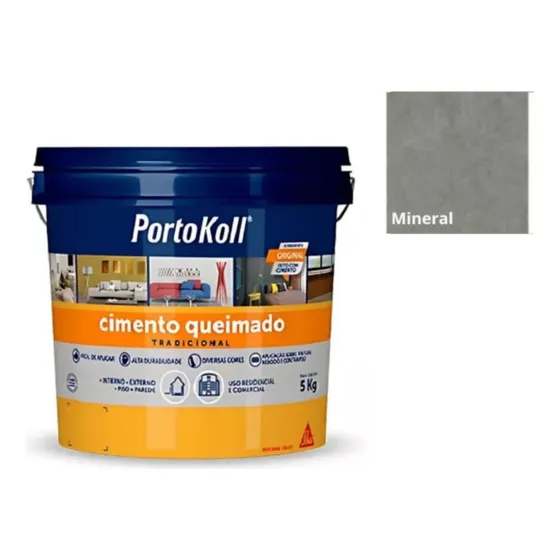 Cimento Queimado Portokoll 5kg *cor Mineral