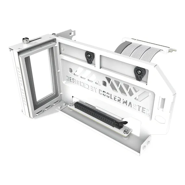 KIT DE SOPORTE COOLER MASTER TARJETA DE VIDEO PCI4 VERTICAL COLOR BLANCO