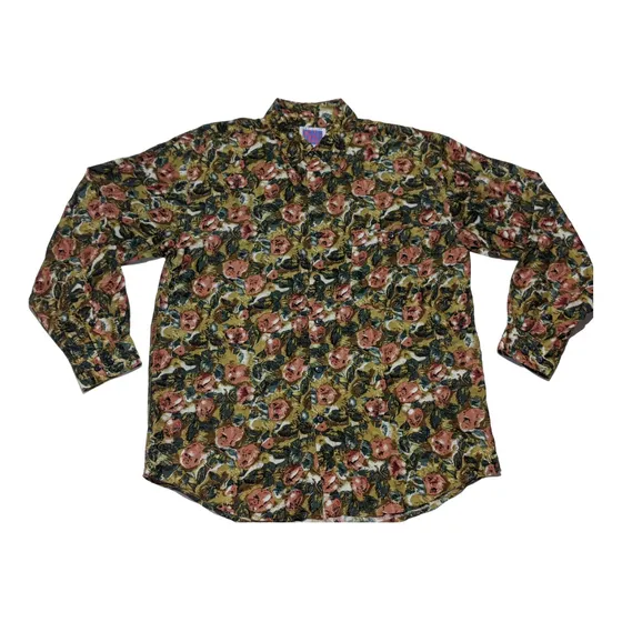 Bonita Camisa One Eight. Manga Larga. Seda. Talla M.