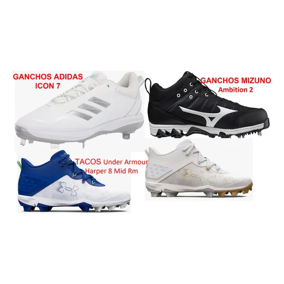 Zapatos De Beisbol Tacos Y Ganchos Mizuno adidas Under Armur