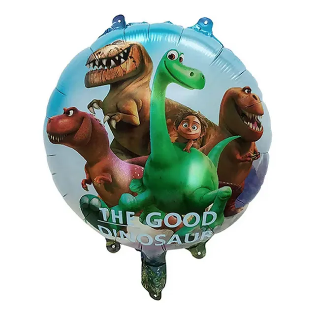 Paquete 10 Globos Redondos 18 Pulgadas De Un Gran Dinosaurio