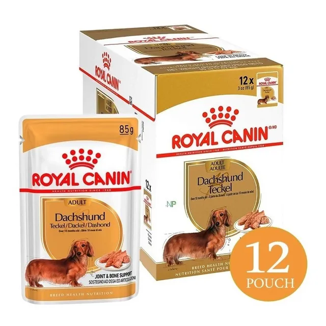 12 X Alimento Perro Royal Canin Dachshund Pouch 85gr. Np