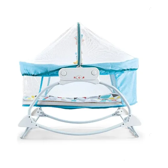 Cuna Mecedora Moice Para Bebe Con Vibracion Mobil Mosquitero