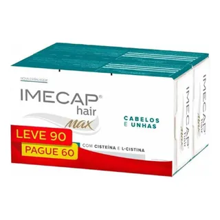 Imecap Hair Max Cabelos E Unhas Page 90 Leve 60 Capsulas Imecap Hair Max Cabelos E Unhas Page 90 Leve 60 Capsulas