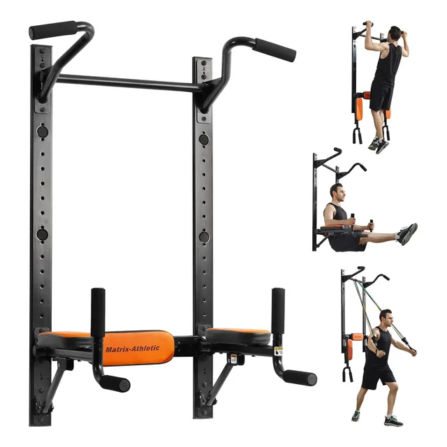 Estacion Inmersion Plegable Montada Pared Para Gimnasio Casa