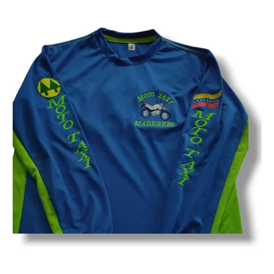 Franela Manga Larga Atletica Muselina Dryf 1 Y 2 Colores 01