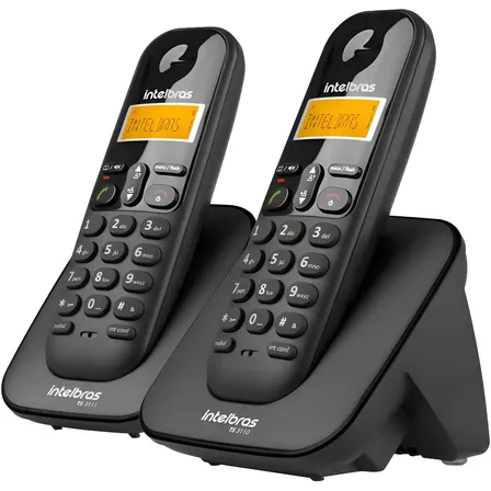 Telefone sem Fio Digital Intelbras com Ramal TS3112