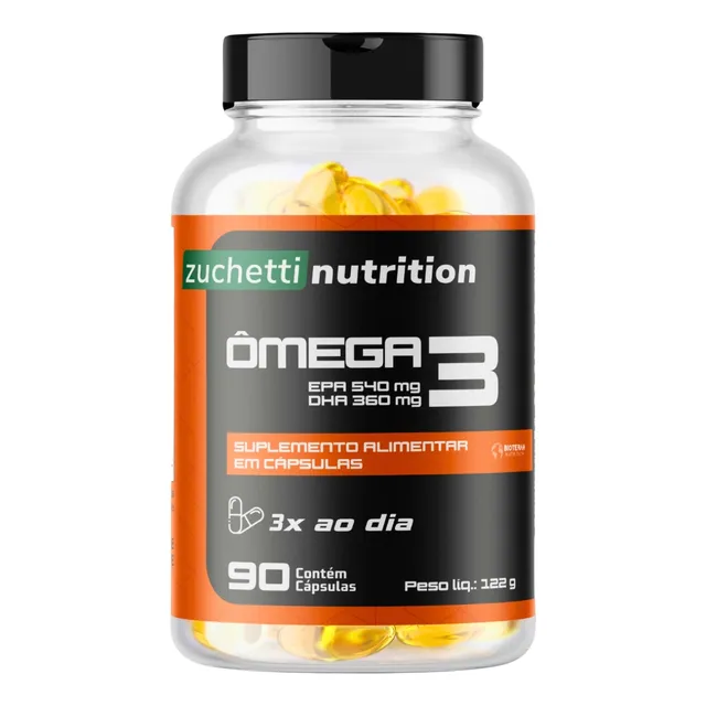 Omega 3 1000mg Rico Epa 540 Dha 360 Oleo De Peixe 90 Caps