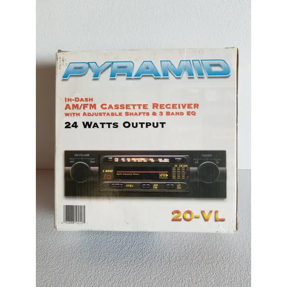 Radio Cassette Pyramid Equalizador 3 Bandas Para Vehículo