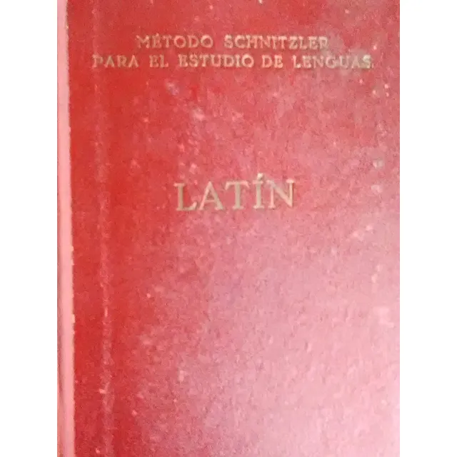 Nuevo Metodo Para Aprender Latin Hermann Schnitzler