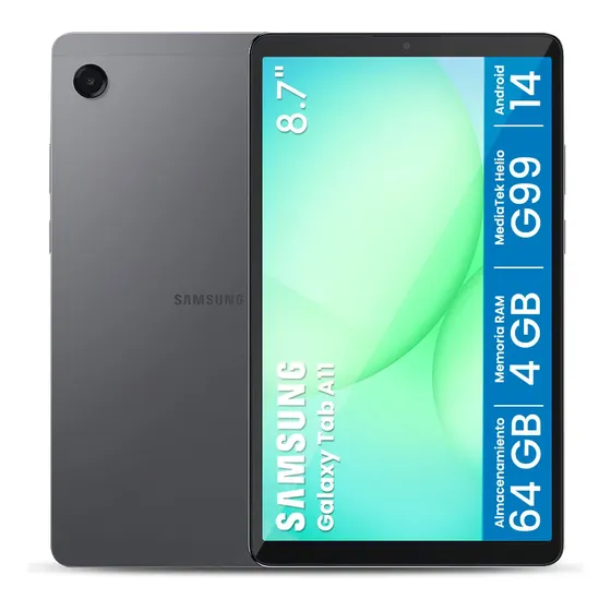 Tablet Samsung Galaxy Tab A11 64gb 4gb Ram 8.7'' + Gris Oscuro