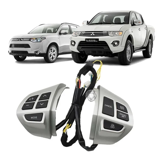 Comando Som Volante L200 Triton Pajero Dakar Outlender