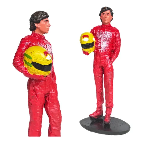 Ayrton Senna フィギュア レッド Ayrton Senna 1993 1/6 Live Legend By Iron Studios | MercadoLivre