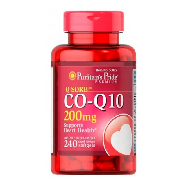 Coenzima Q10 CoQ10 200 mg (240 cápsulas blandas) Puritans Pride